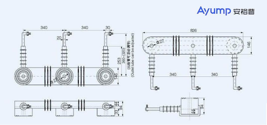 UJ-ZW32-12斷路器專(zhuān)用零序- -體互感器+